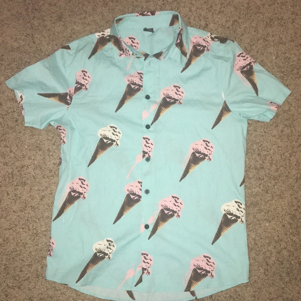 Men’s Neff Ice Cream Button Down Shirt